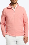 Robert Graham Hobson Long Sleeve Knit Shirt In Coral