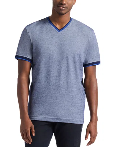 ROBERT GRAHAM HOLTON KNIT V NECK TEE