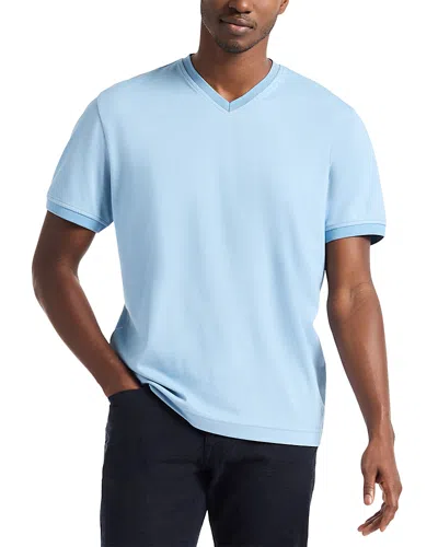 ROBERT GRAHAM HOLTON KNIT V NECK TEE