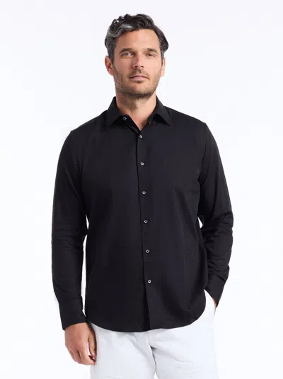 Robert Graham Hudson Long Sleeve Button Down Shirt In Black