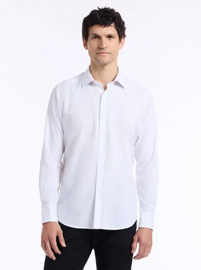 Robert Graham Hudson Long Sleeve Button Down Shirt In White