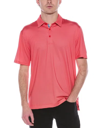 Robert Graham Hyde 3 Classic Fit Polo Shirt In Red