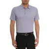 Robert Graham Hyde Micro Dot Stretch Polo In Grey