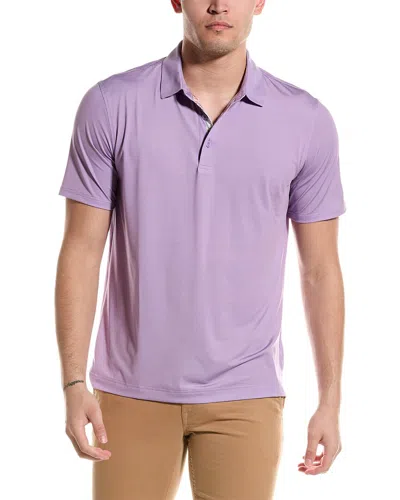 Robert Graham Hyde Polo Shirt In Purple