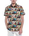 Shop Robert Graham Ice-cubist Classic Fit Shirt In Red