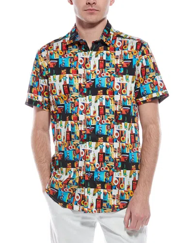 Robert Graham Ice-cubist Classic Fit Shirt In Red