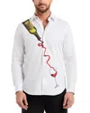 Robert Graham In Vino Veritas Button Down Shirt In White