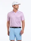 Robert Graham Iron Drive Golf Print Performance Polo In White
