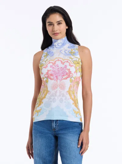 Robert Graham Jacy Sleeveless Sweater In Multi