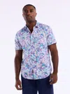 Robert Graham Jerome Short Sleeve Button Down Shirt In White