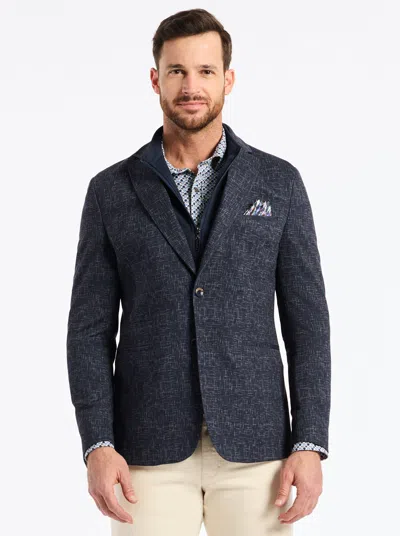 Robert Graham Jetset Xii Blazer Long In Blue