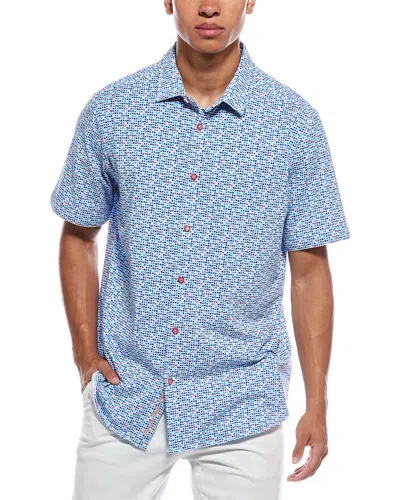 Robert Graham Jones Classic Fit Polo Shirt In Blue