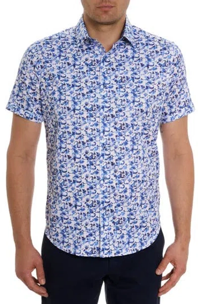 Robert Graham Kaanapali Short Sleeve Shirt In Blue