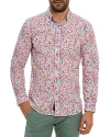 Robert Graham Kamari Short Sleeve Button Down Shirt In Multi