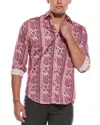 Robert Graham Kedron Classic Fit Woven Shirt In Pink