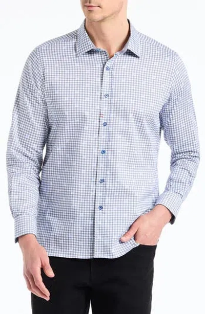 Robert Graham Keith Long Sleeve Button-up Shirt In Blue
