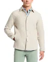Robert Graham Kellan Knit Shirt Jacket In Burgundy