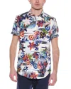 Robert Graham Kendari Short Sleeve Button Down Shirt Tall In White