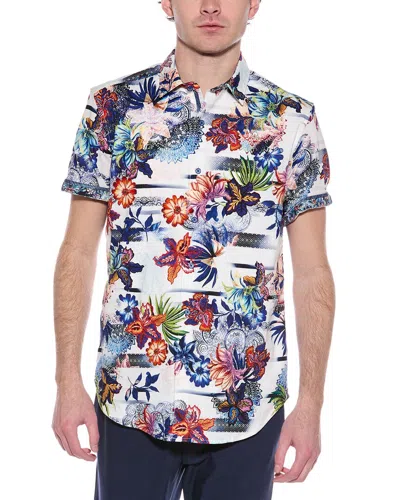 ROBERT GRAHAM ROBERT GRAHAM KENDARI CLASSIC FIT LINEN-BLEND SHIRT