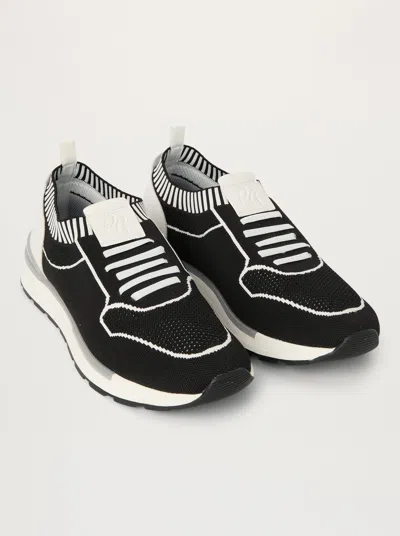 Robert Graham Kick Back Sneaker In Black