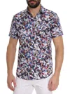 Robert Graham Kileen Short Sleeve Button Down Shirt In Multi