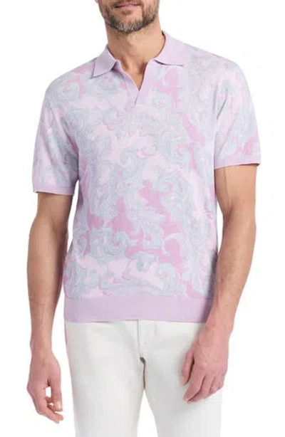 Robert Graham Kirkstall Short Sleeve Sweater In Animal Print