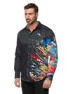 Robert Graham Knightsbridge Long Sleeve Button Down Shirt In Black