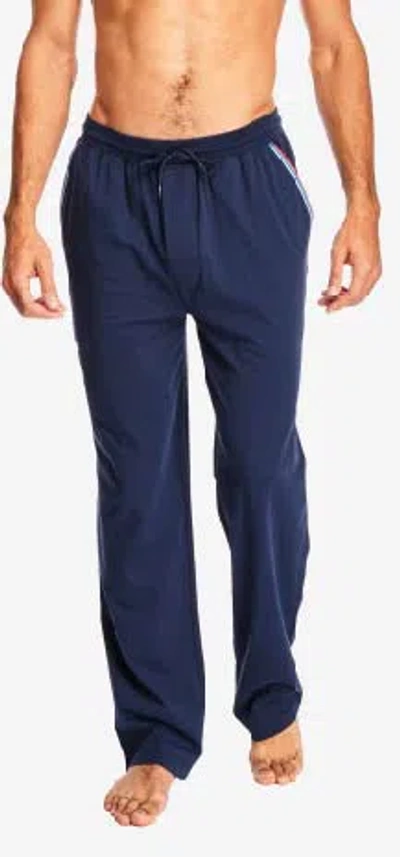 Robert Graham Knit Straight Leg Pant In Blue