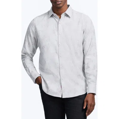 Robert Graham Knox Paisley Herringbone Cotton Button-up Shirt In Pink