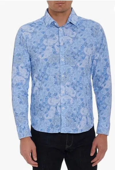 Robert Graham Koracick Mesh Shirt In Blue
