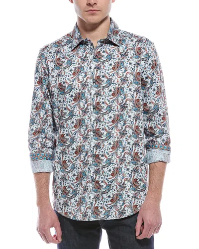 Robert Graham Kylo Classic Fit Shirt In White
