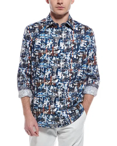 Robert Graham Lachlan Classic Fit Shirt In Blue