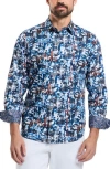 Robert Graham Lachlan Long Sleeve Button Down Shirt In Blue Multi