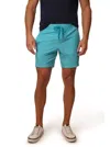 Robert Graham Laken Woven Swim Trunks In Aqua