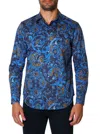 Robert Graham Landry Abstract Print Button-up Shirt In Blue