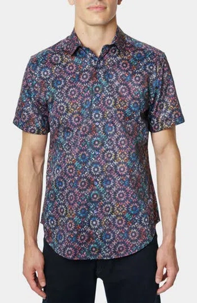Robert Graham Large Circle Print Button-up Shirt In Multi