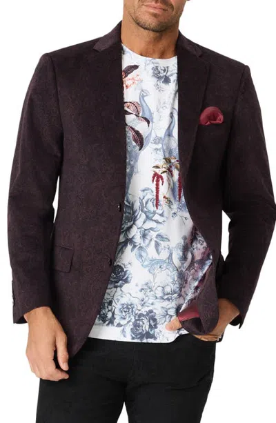 Robert Graham Larrick Sport Coat In Burgundy