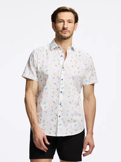 Robert Graham Lawler Short Sleeve Button Down Shirt In Multi