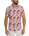 Robert Graham Ledger Short Sleeve Button Down Shirt In Multi