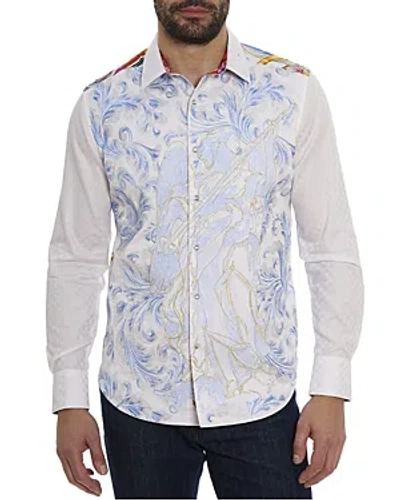 Robert Graham Limited Edition Behind The Wheel Classic Fit Shirt In White