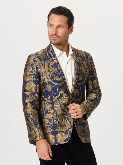 Robert Graham Limited Edition Blue Marquis Blazer