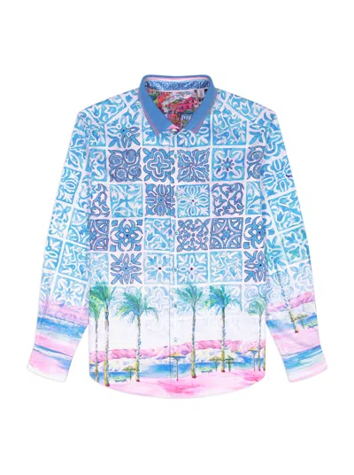 Robert Graham Limited Edition Clayton's Bay Long Sleeve Button Down Shirt In Multi