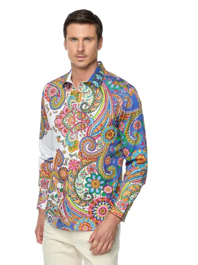 Robert Graham Limited Edition Dprops Long Sleeve Button Down Shirt Big In Multi