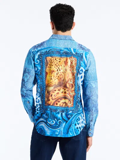 Robert Graham Limited Edition Jungle Blues Long Sleeve Button Down Shirt