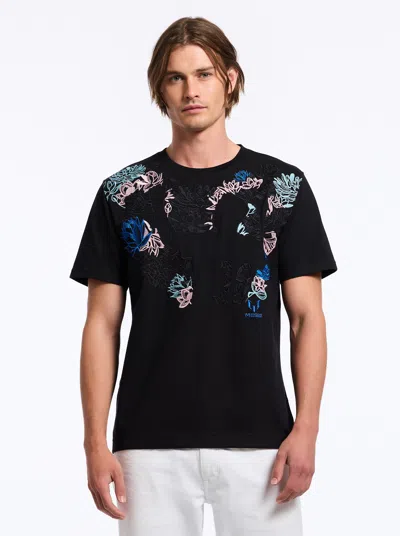 Robert Graham Limited Edition Messi Short Sleeve T-shirt In Black