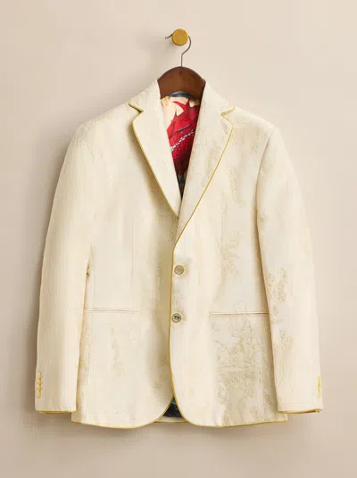 Robert Graham Limited Edition Netsuke Blazer In White