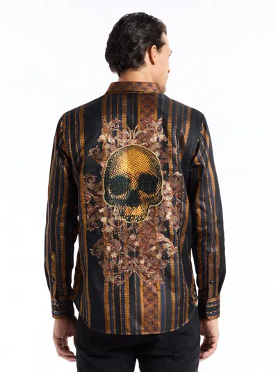 Robert Graham Limited Edition Never Fales Long Sleeve Button Down Shirt In Black