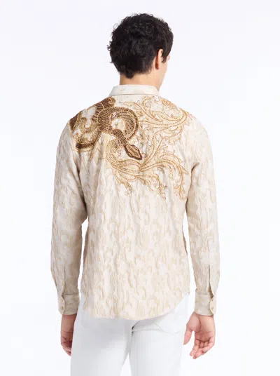 Robert Graham Limited Edition Pure Confidence Long Sleeve Button Down Shirt Big In Neutral