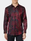 Robert Graham Limited Edition Regal Dreams Woven Shirt In Burgundy