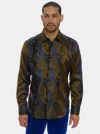 Robert Graham Men's Regal Dreams Limited Edition Silk Sport Shirt In Navy